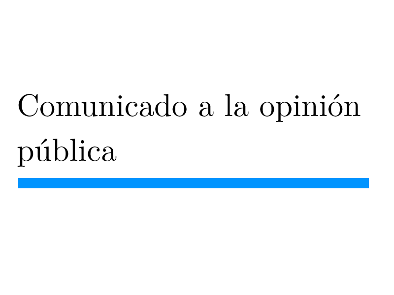 EL ALCALDE ENCARGADO DE SANTA MARTA, ANDRES RUGELES, SE PERMITE INFORMAR A LA OPINIÓN PÚBLICA