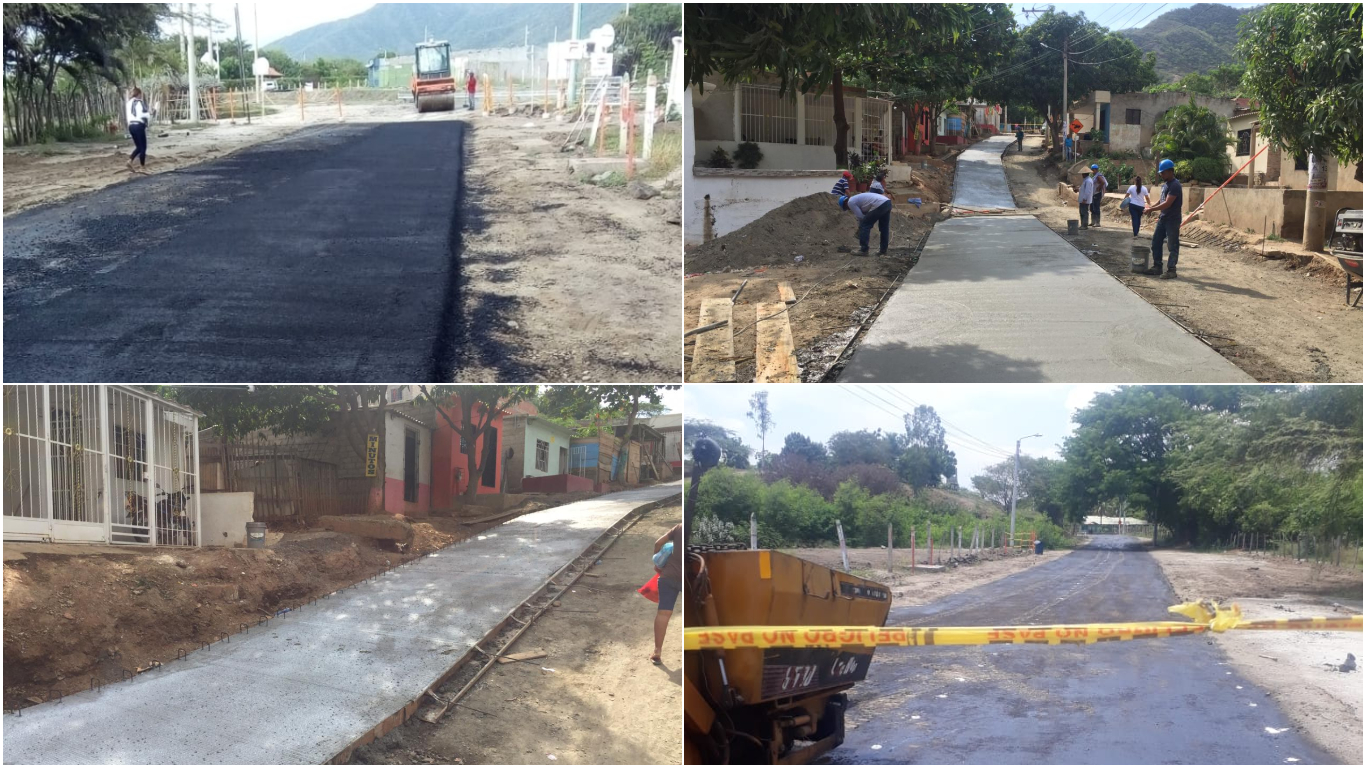 Avanzan las obras de pavimentación en Luis R. Calvo y Playa Dormida Avanzan las obras de pavimentación en Luis R. Calvo y Playa Dormida
