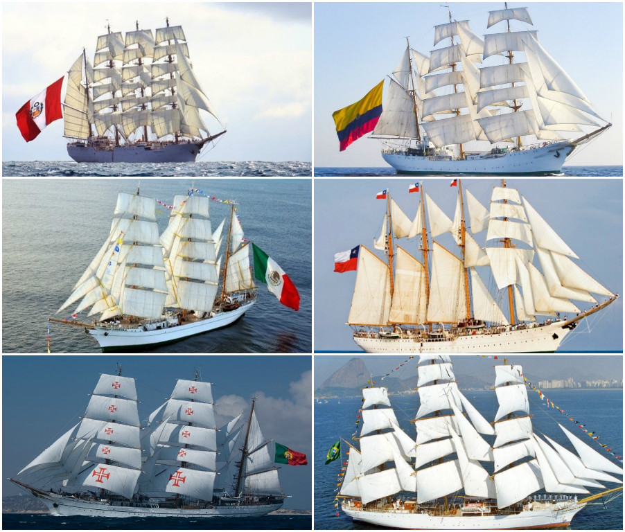 ¡Histórico! 6 veleros internacionales llegan a la Bahía de Santa Marta