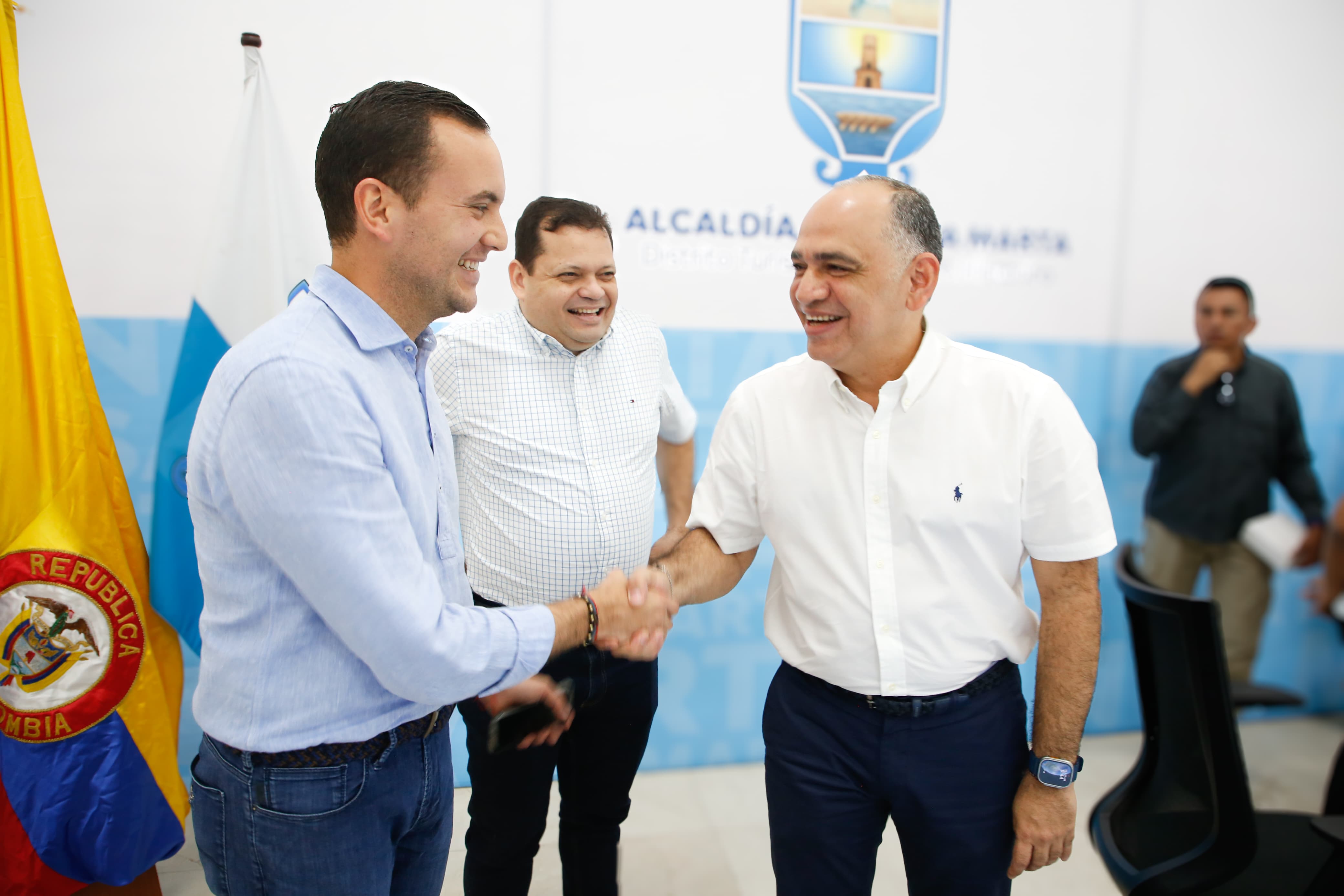BOL. N° 0120 - Avanza gestión para mejorar suministro de agua en Santa Marta: Alcaldía, la CAF y Gobierno Nacional unen esfuerzos