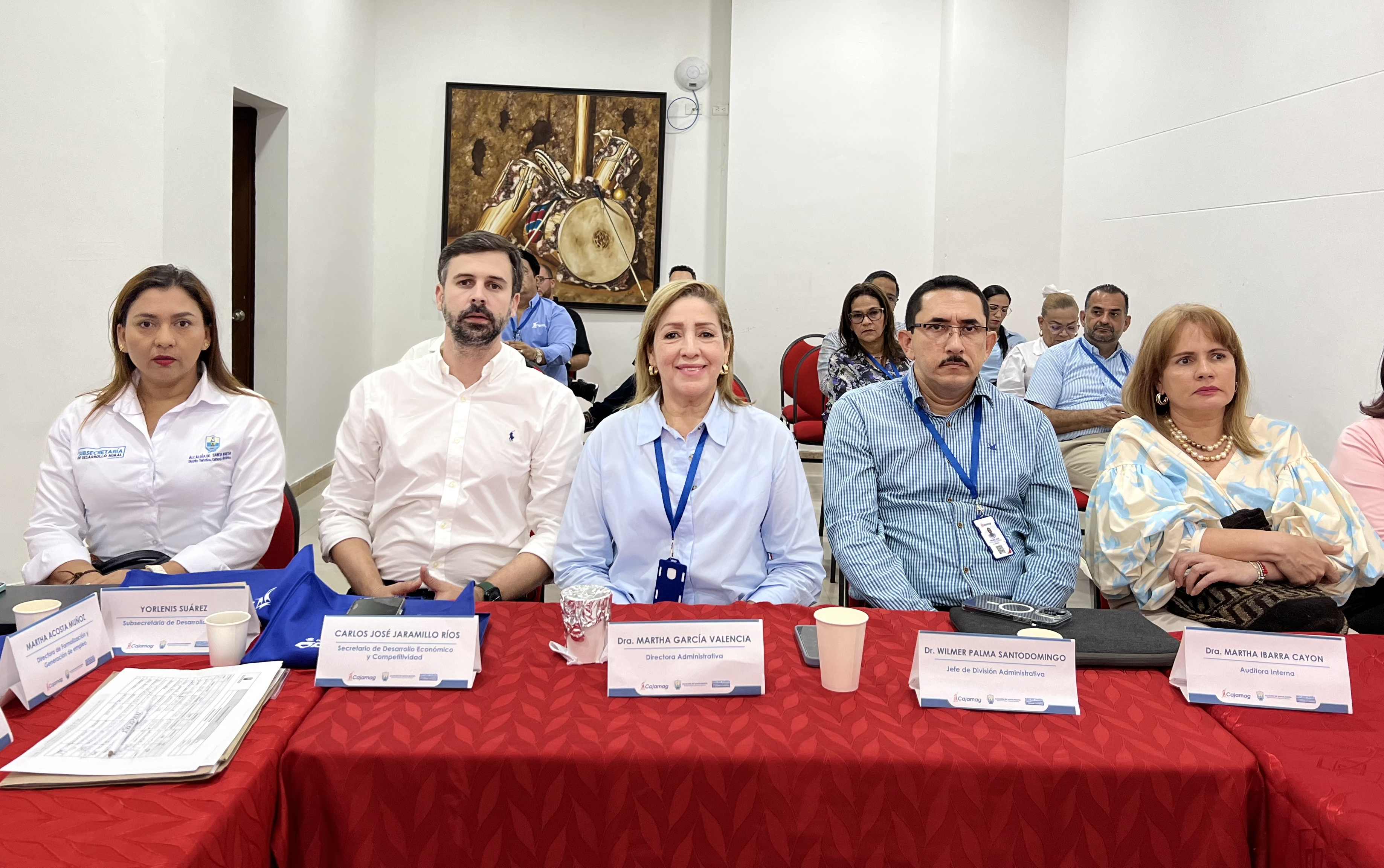 Secretaría de Desarrollo Económico y Competitividad y Cajamag unen esfuerzos para impulsar el desarrollo de Santa Marta