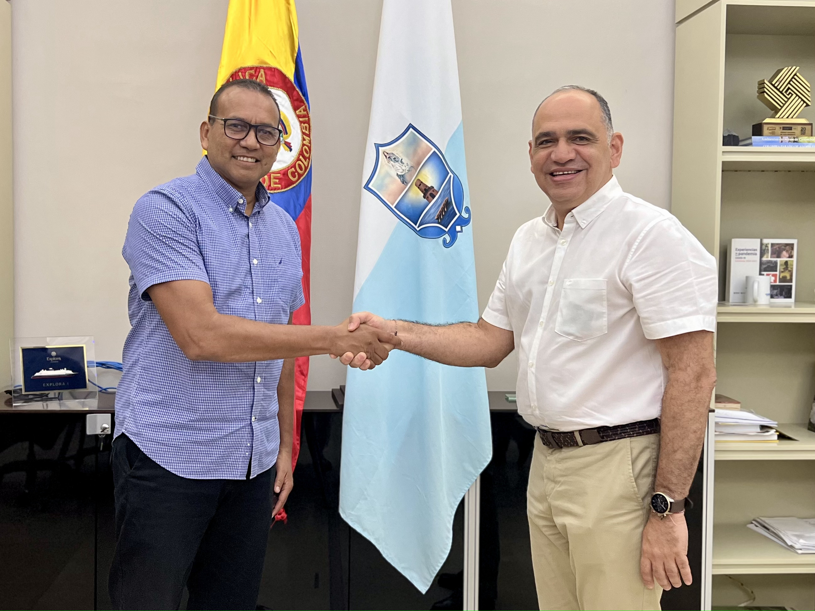 Alcalde Carlos Pinedo Cuello Posesionó a los alcaldes de las tres localidades del distrito