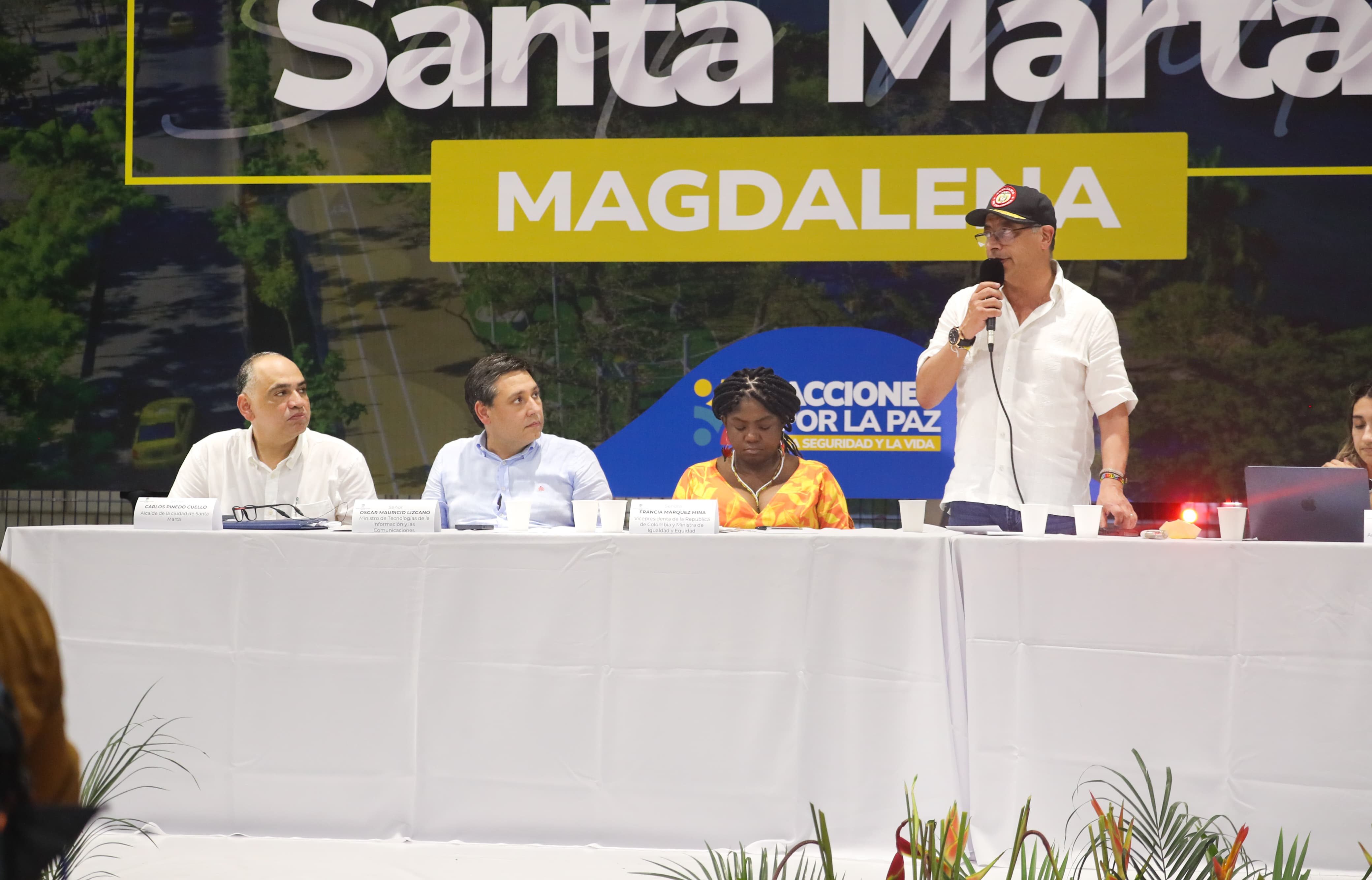  Presidente Gustavo Petro respondió a cada petición del alcalde Carlos Pinedo Cuello 