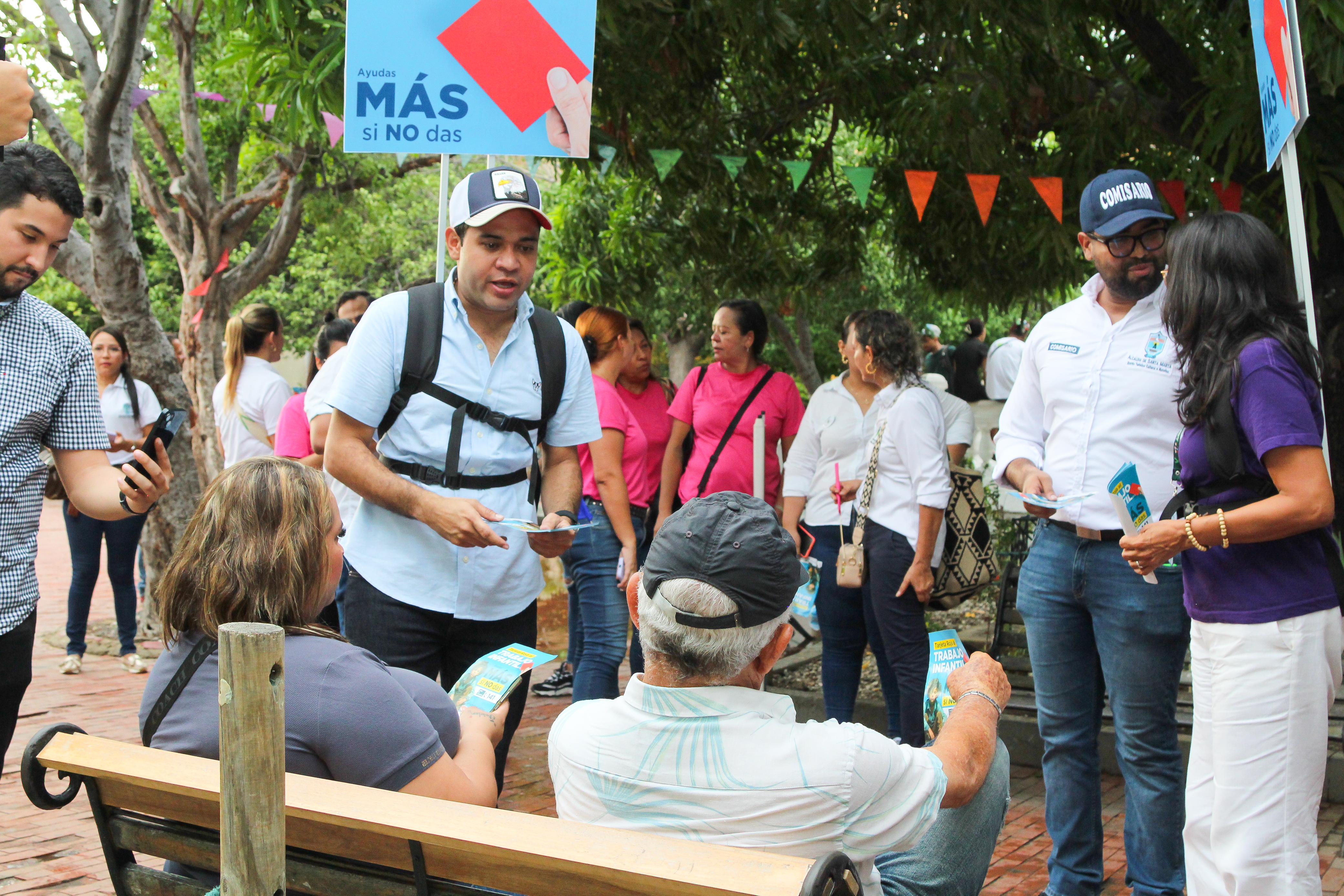 ICBF y Secretaría de Promoción Social hacen equipo para combatir el flagelo del trabajo infantil en Santa Marta