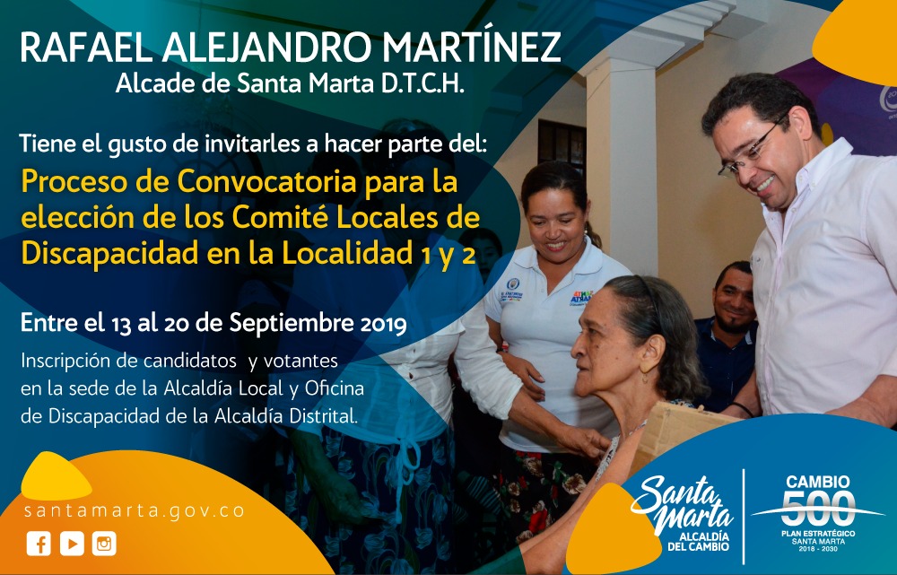 Inicia proceso para Elección de Comités Locales de Discapacidad