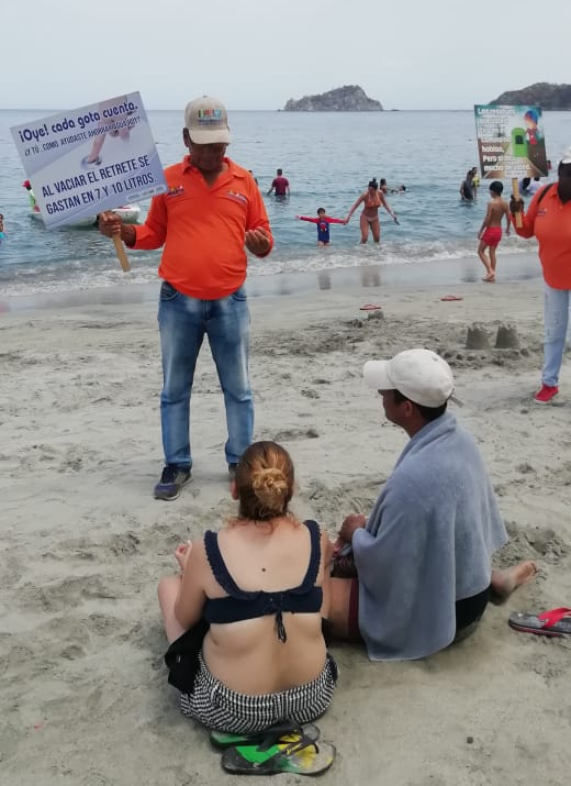 Essmar ha sensibilizado a 35 mil turistas en manejo adecuado de residuos sólidos y uso eficiente del agua