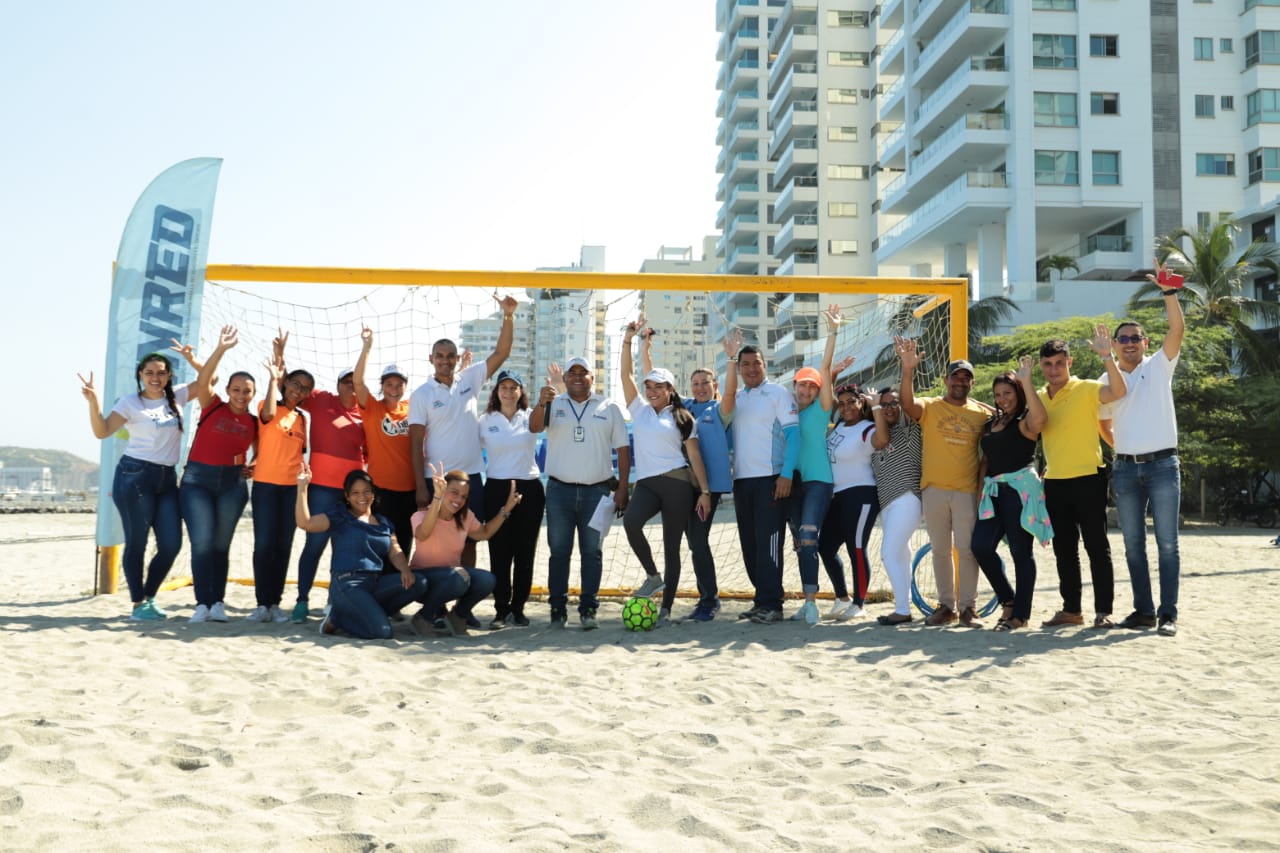 Jóvenes del Sistema de Responsabilidad Penal participaron de jornada lúdica deportiva en la Alcaldía del Cambio