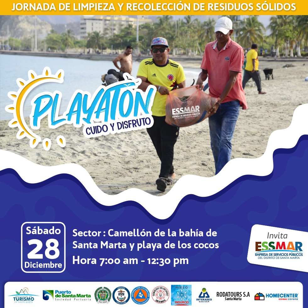 Essmar realizará Playatón en la Bahía y “Los Cocos”