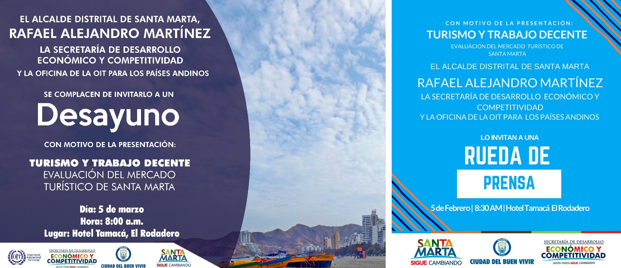 Presentación del proyecto “TURISMO Y TRABAJO DECENTE, Evaluación del Mercado Turístico de Santa Marta”