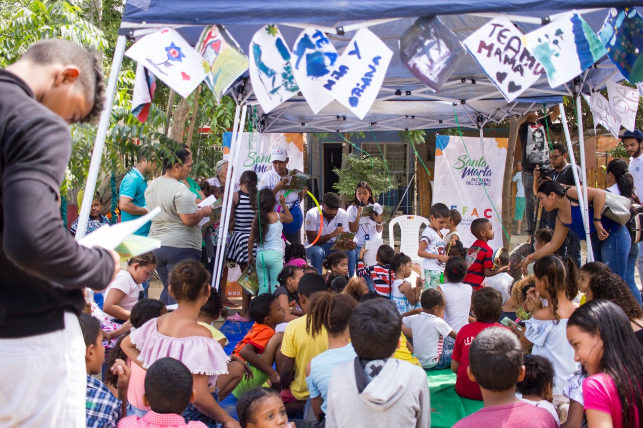 Con Galerías Callejeras se transformó Salón Comunal del barrio Luis Carlos Galán