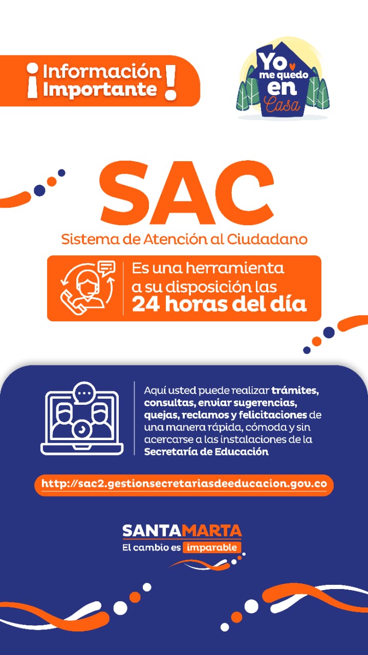 Secretaría de Educación del Distrito atiende trámites vía SAC las 24 horas