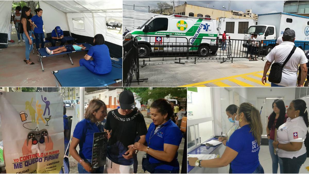 Avanza el plan de contingencia en salud durante  la Fiesta del Mar 2018