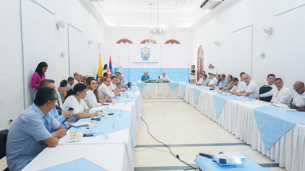 Alcaldía Distrital de Santa Marta crea Mesa Sectorial del Agua para avanzar en la solución del saneamiento básico