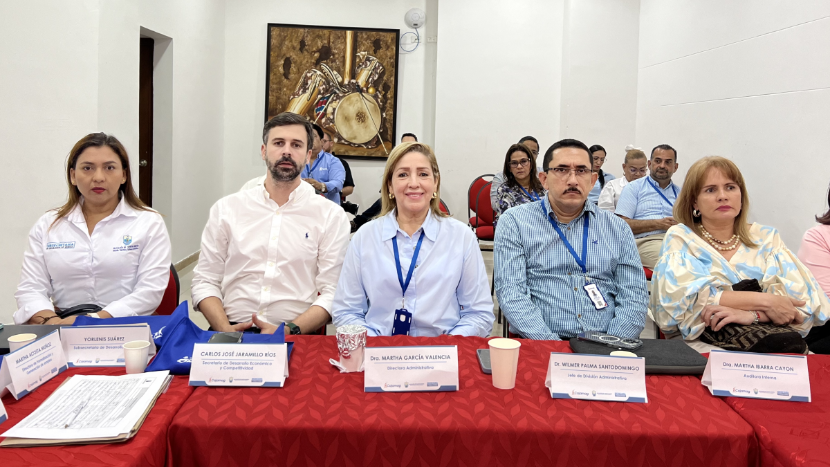 Secretaría de Desarrollo Económico y Competitividad y Cajamag unen esfuerzos para impulsar el desarrollo de Santa Marta