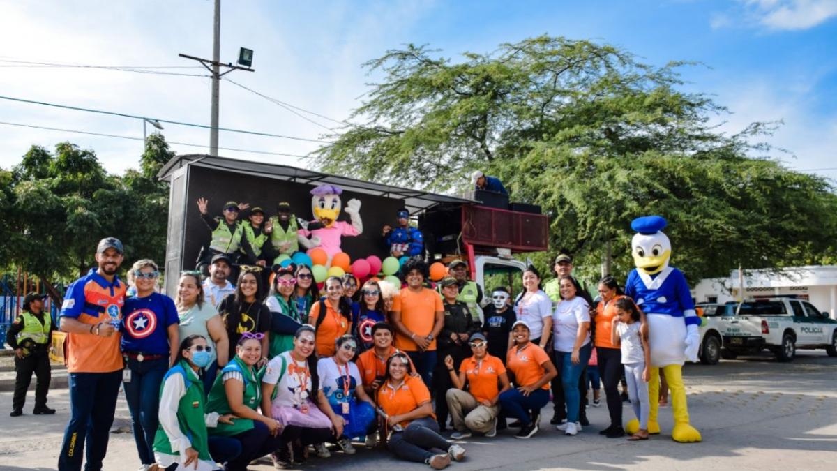 Alcaldía lleva alegría y diversión a los niños y niñas de Santa Marta