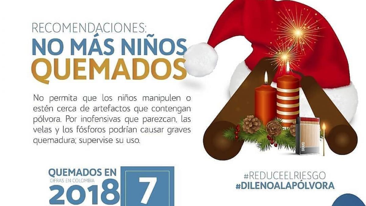 Distrito anuncia acciones preventivas sobre el uso de la pólvora