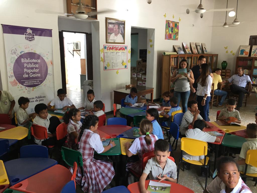 Distrito aumenta en los niños el interés por la lectura
